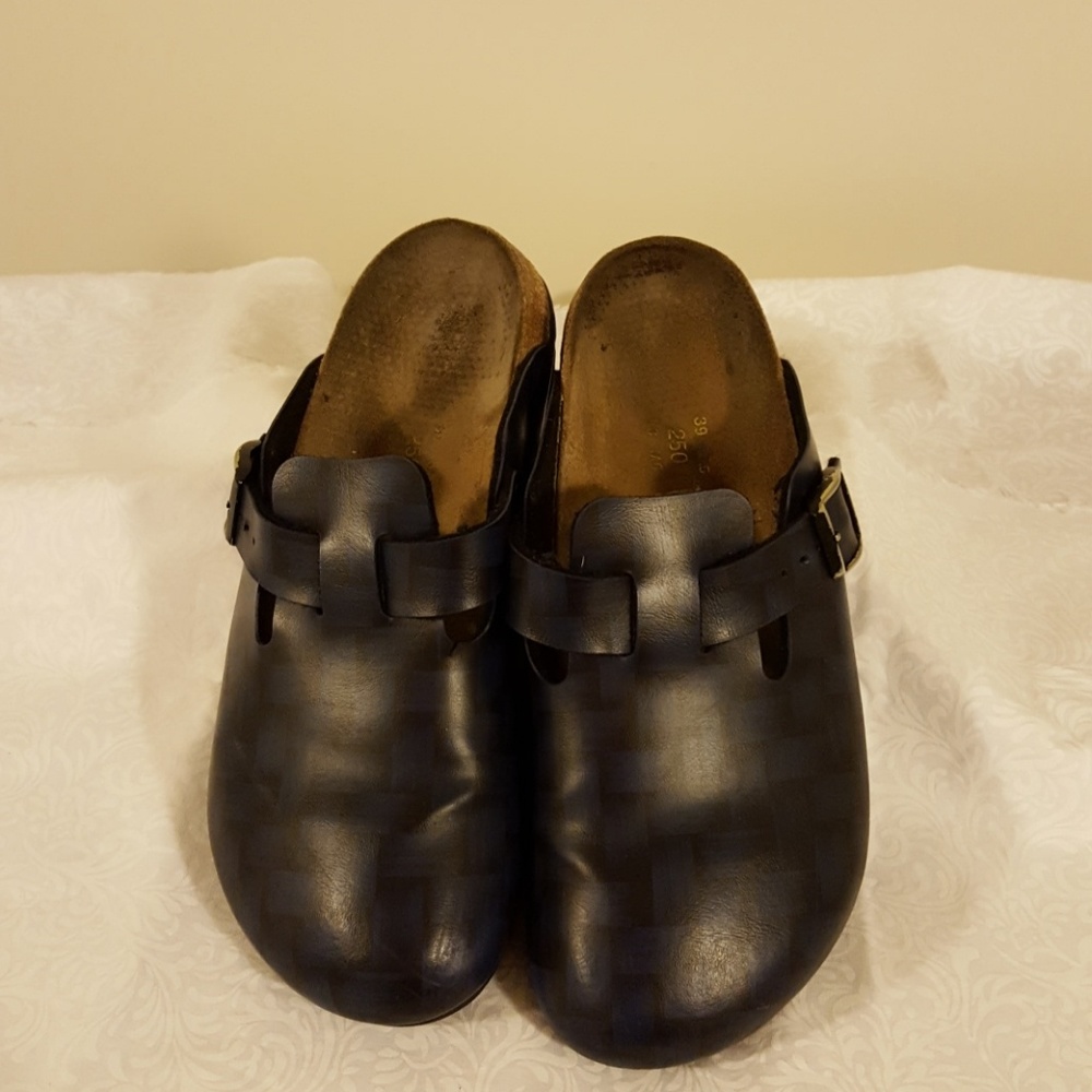 Birkenstock pappilio clogs--blue